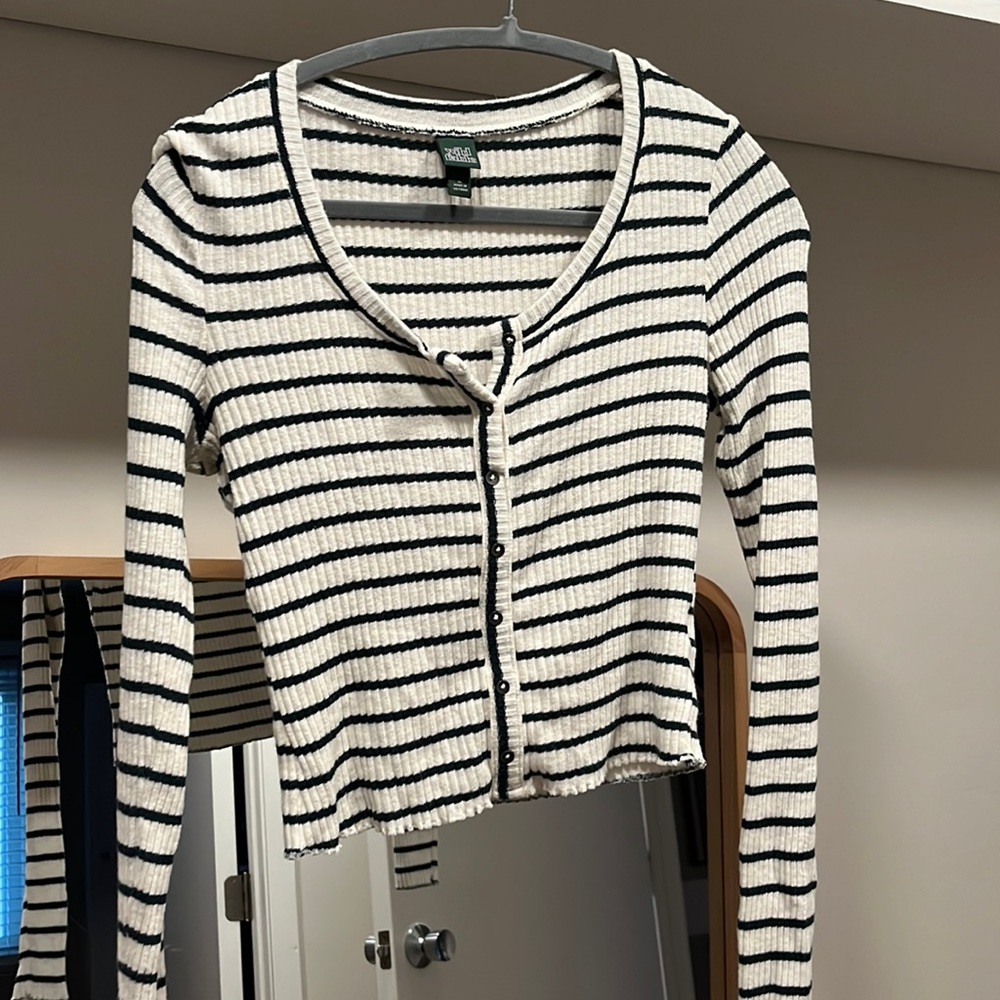 Striped Crop Top